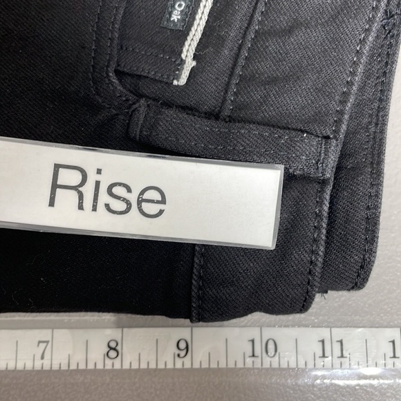 Frank and Oak Jeans Cyndi Straight Fit Black Denim Size 25 - Picture 10 of 11